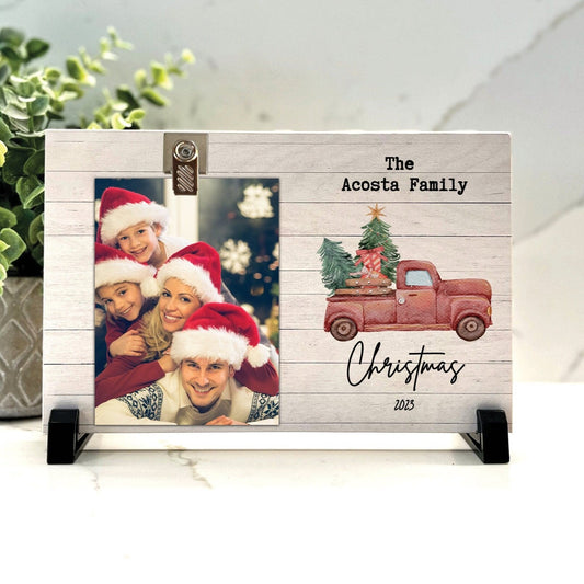 Customize your cherished moments with our Christmas Personalized Picture Frame available at www.florida-funshine.com. Create a heartfelt gift for family and friends with free personalization, quick shipping in 1-2 business days, and quality crafted picture frames, portraits, and plaques made in the USA."