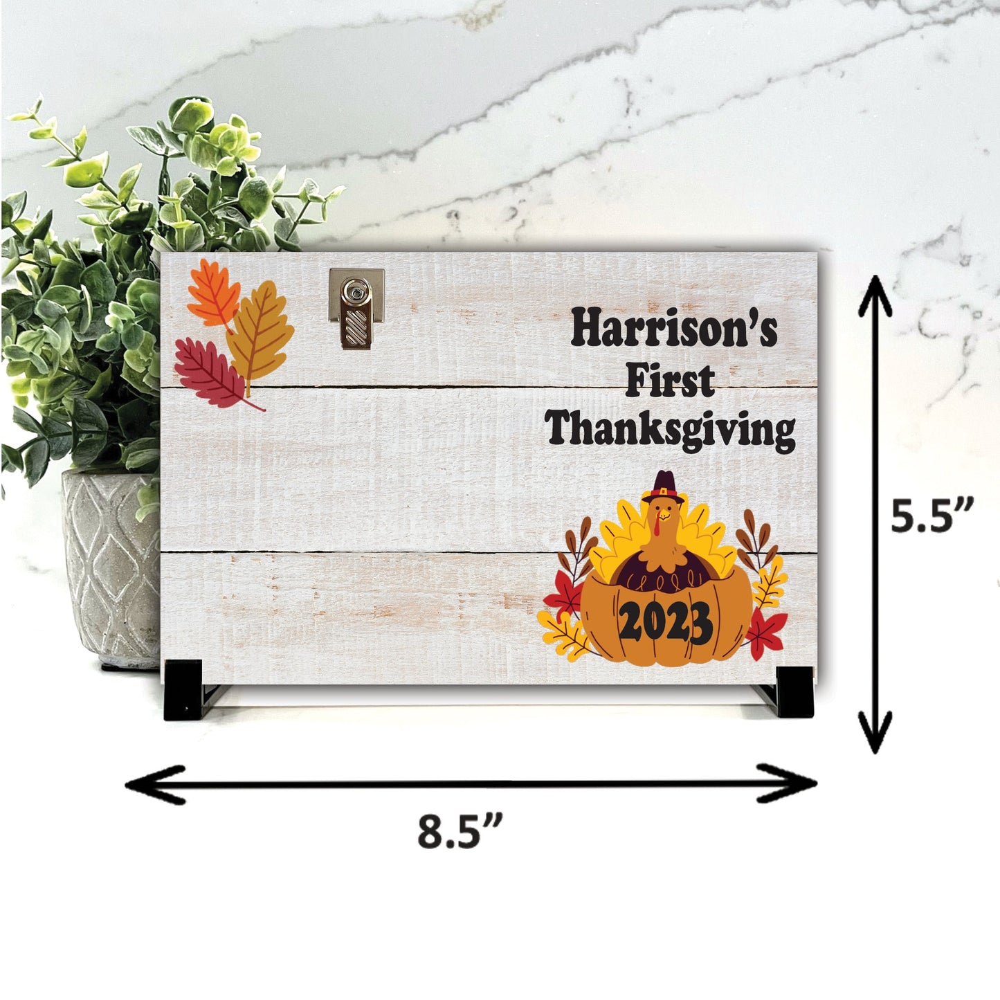 First Thanksgiving Personalized Picture Frame, First Thanksgiving Frame, Baby's first thanksgiving, First Thanksgiving picture frame 2023