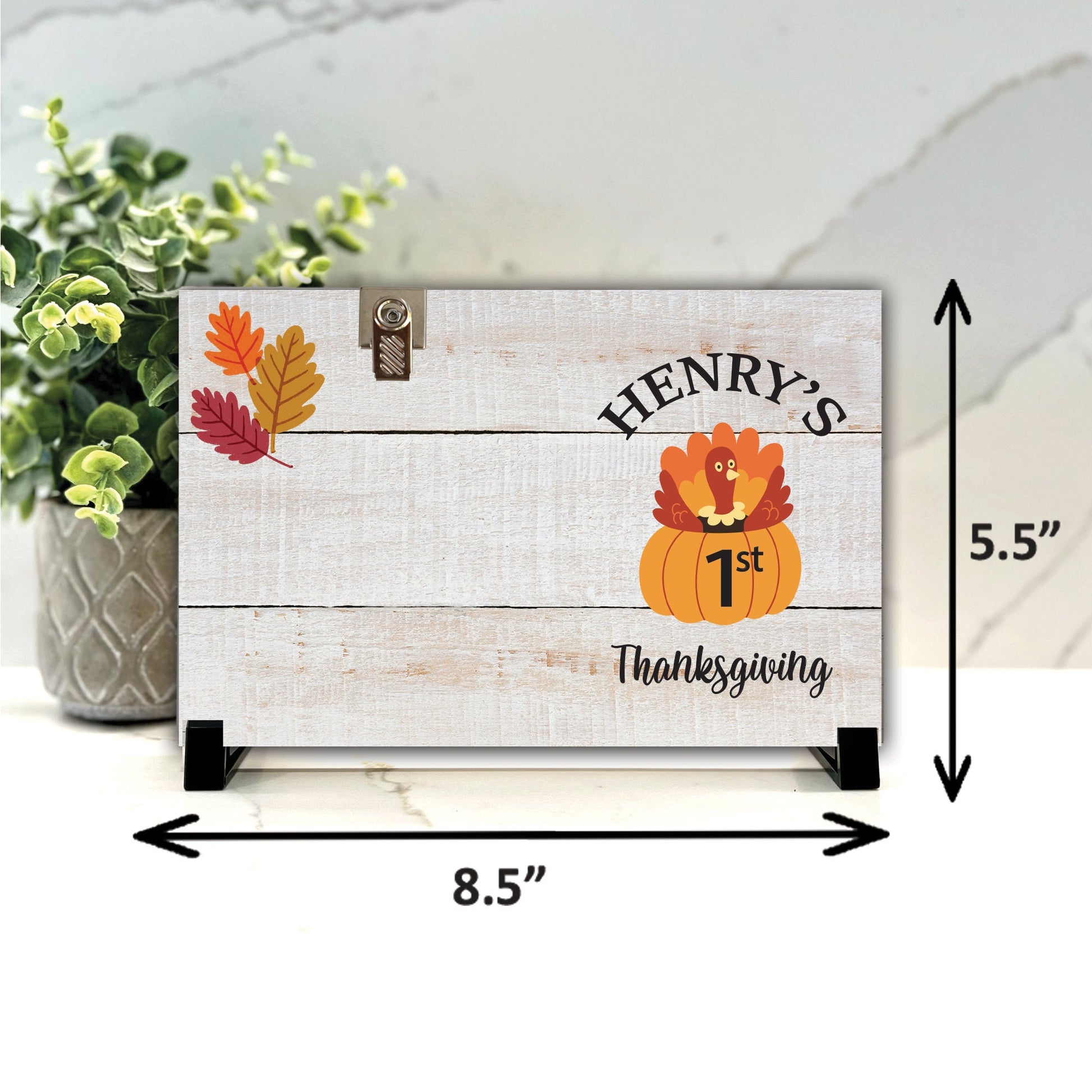 First Thanksgiving Personalized Picture Frame, First Thanksgiving Frame, Baby's first thanksgiving, First Thanksgiving picture frame 2023