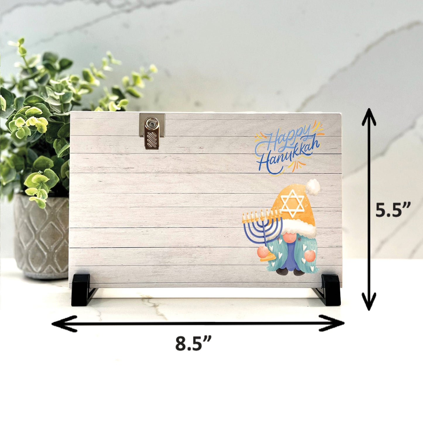 Happy Hanukkah Frame, Hanukkah Gnome Frame, Hanukkah Gift Frame, Hanukkah picture frame