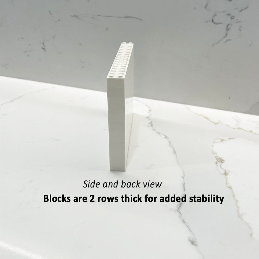 Small Horizontal Photo Block Puzzle made from Lego Compatible Bricks, Building Block, Puzzle, Unique photo gift, all occasions