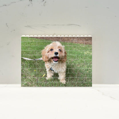 Custom Brick Puzzle, Personalized brick puzzle with any saying or image, Building Blocks, Unique Gift for family, couples, kids, friends