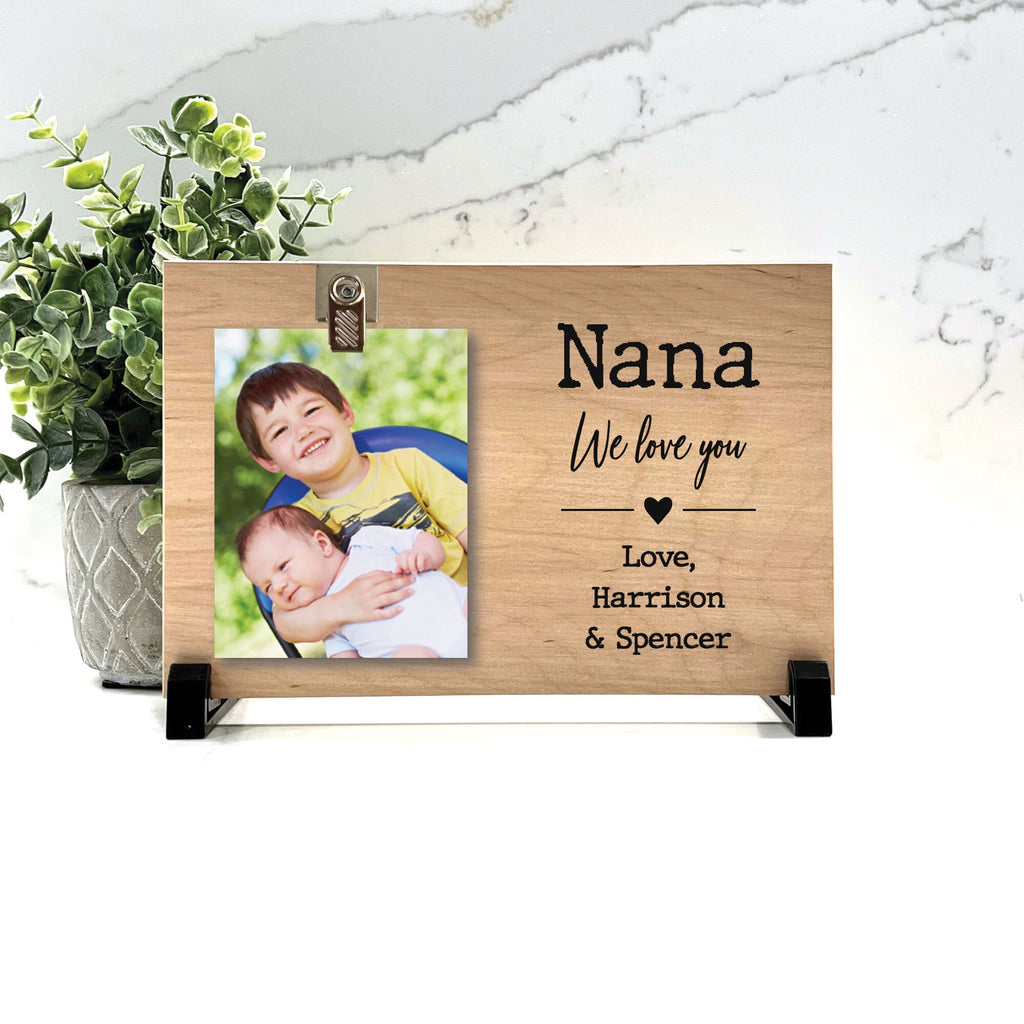 Customize your cherished moments with our Nana Personalized Picture Frame available at www.florida-funshine.com. Create a heartfelt gift for family and friends with free personalization, quick shipping in 1-2 business days, and quality crafted picture frames, portraits, and plaques made in the USA.