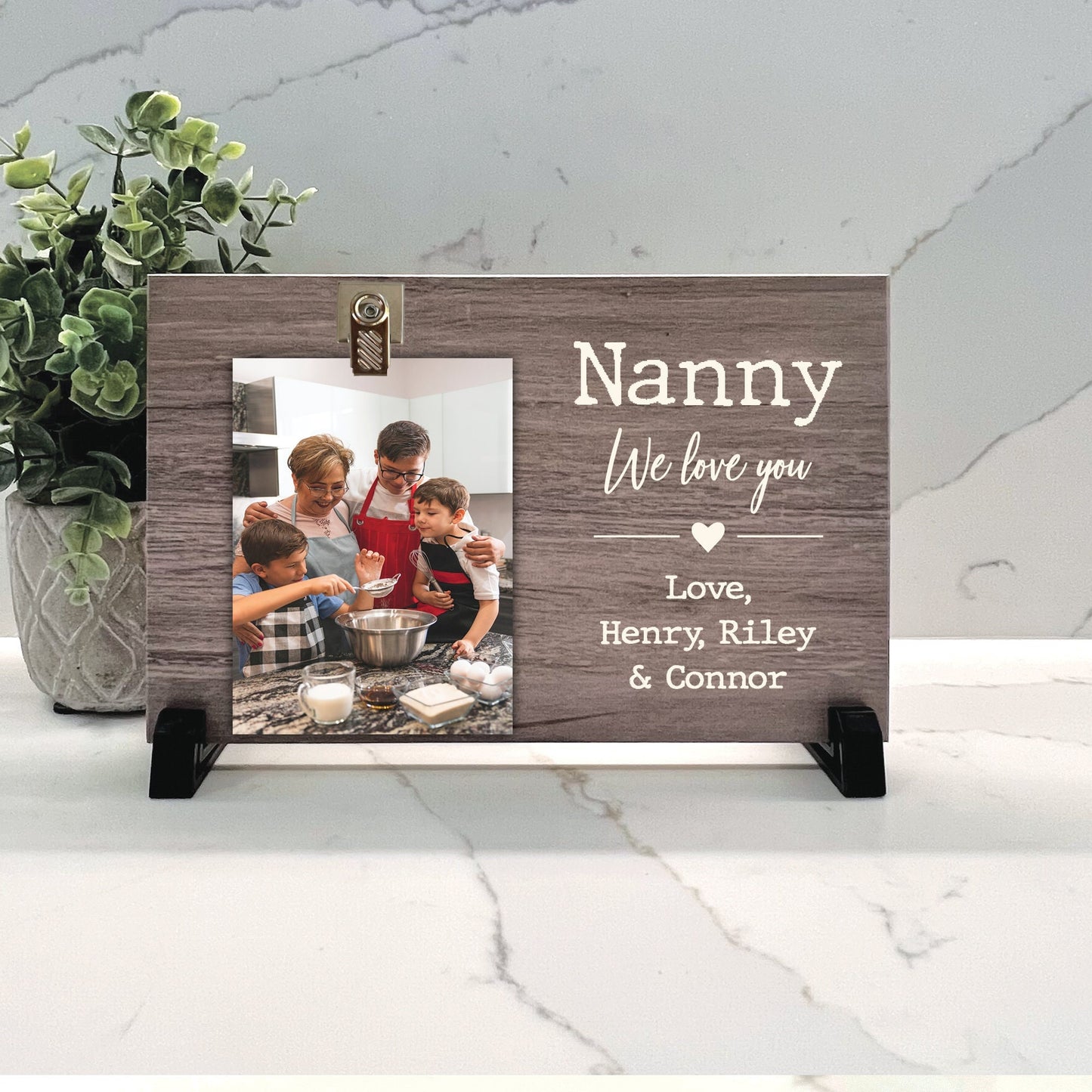 Customize your cherished moments with our Nanny Personalized Picture Frame available at www.florida-funshine.com. Create a heartfelt gift for family and friends with free personalization, quick shipping in 1-2 business days, and quality crafted picture frames, portraits, and plaques made in the USA."