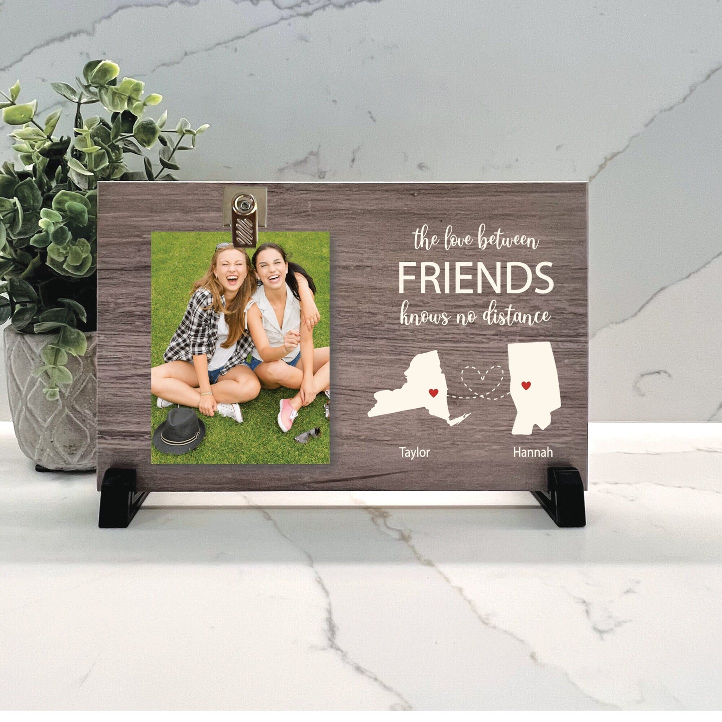 Customize your cherished moments with our Friendship Personalized Picture Frame available at www.florida-funshine.com. Create a heartfelt gift for family and friends with free personalization, quick shipping in 1-2 business days, and quality crafted picture frames, portraits, and plaques made in the USA."