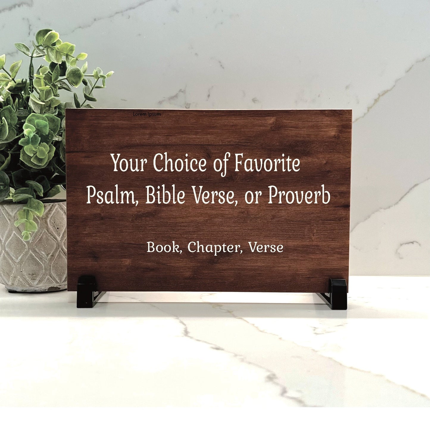 Customize your cherished moments with our Bible Verse Personalized Plaque available at www.florida-funshine.com. Create a heartfelt gift for family and friends with free personalization, quick shipping in 1-2 business days, and quality crafted picture frames, portraits, and plaques made in the USA."