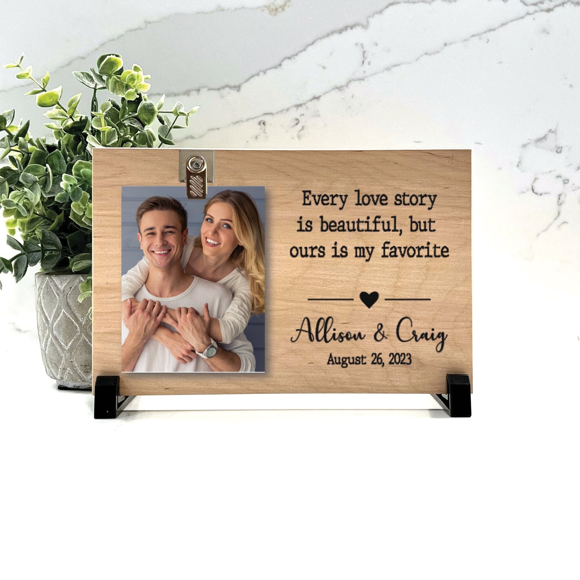 Customize your cherished moments with our Couple Personalized Picture Frame available at www.florida-funshine.com. Create a heartfelt gift for family and friends with free personalization, quick shipping in 1-2 business days, and quality crafted picture frames, portraits, and plaques made in the USA."