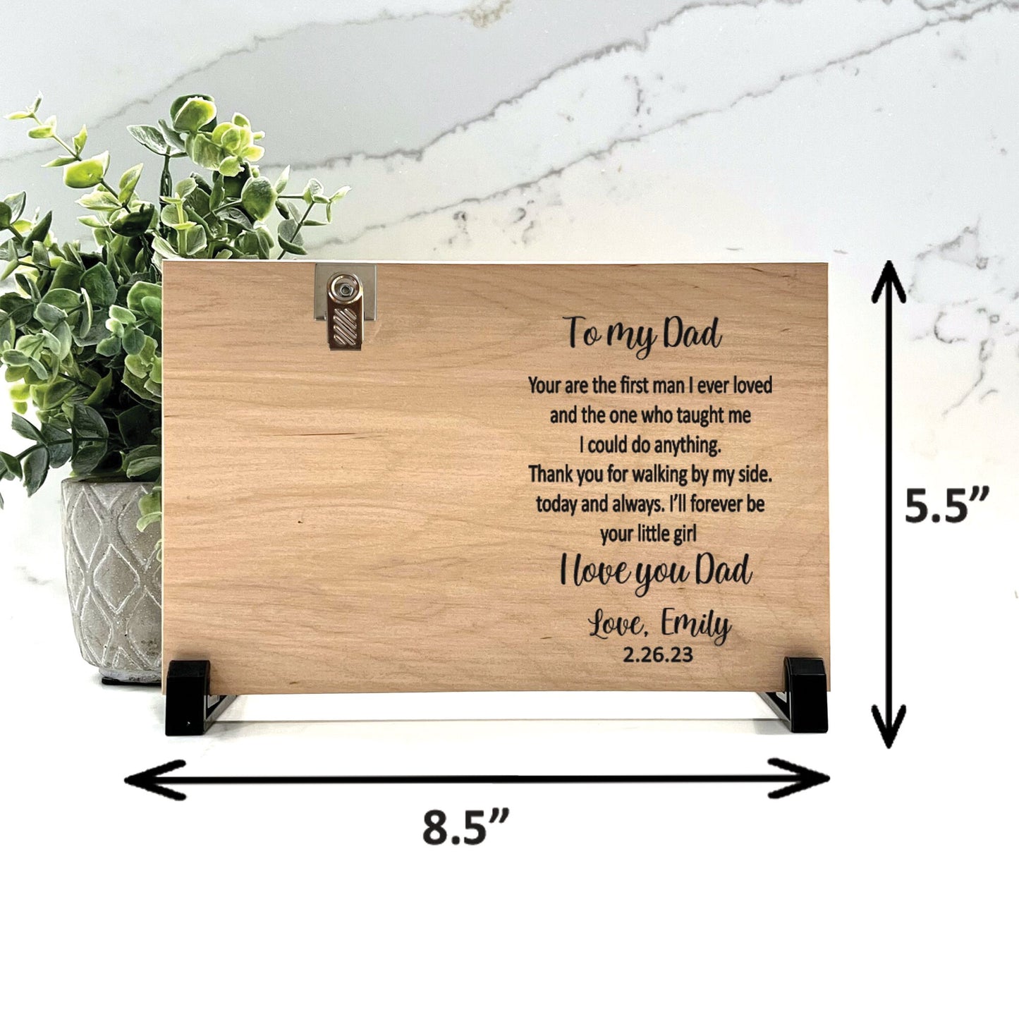 Dad Wedding Gift From Bride Dad Gift Wedding Gift for Dad from Bride Father of the Bride Gift Daughter Dad Gift Wedding Frame for Dad Father