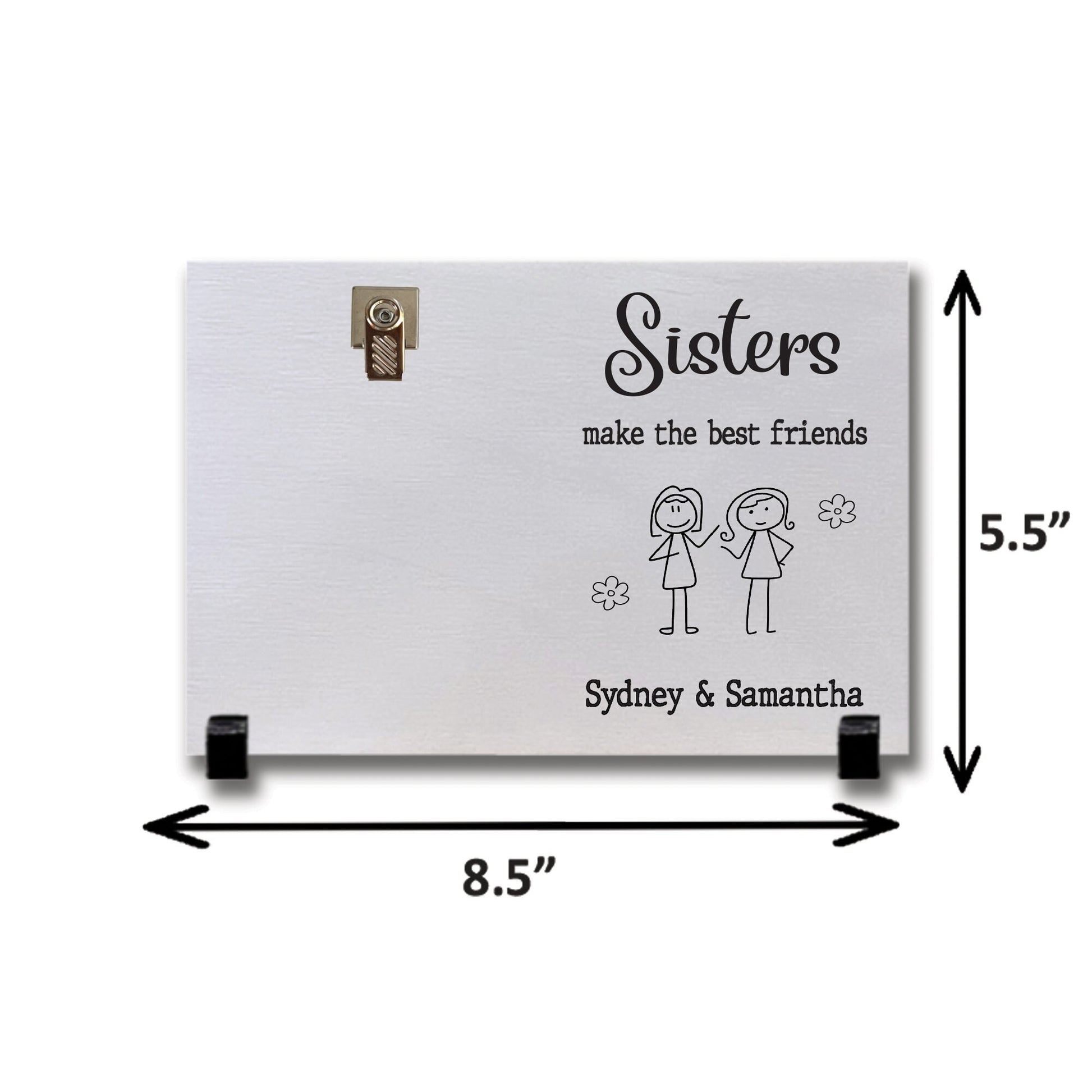 Sisters Frame, Sisters Make the Best Friends, Gift Ideas for Sisters, Personalized Sister Frames, Custom Wood Sisters Frame