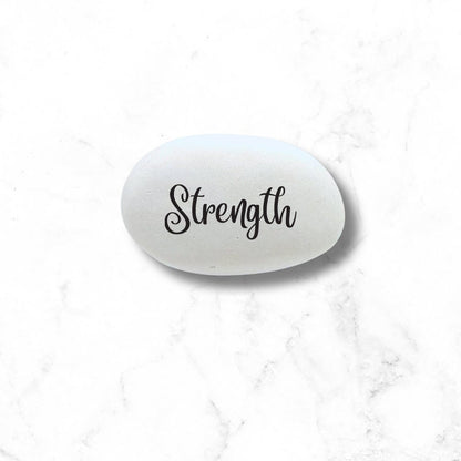 Strength - Send someone Strength - Small gift stone - custom rock - motivational stone - healing stone