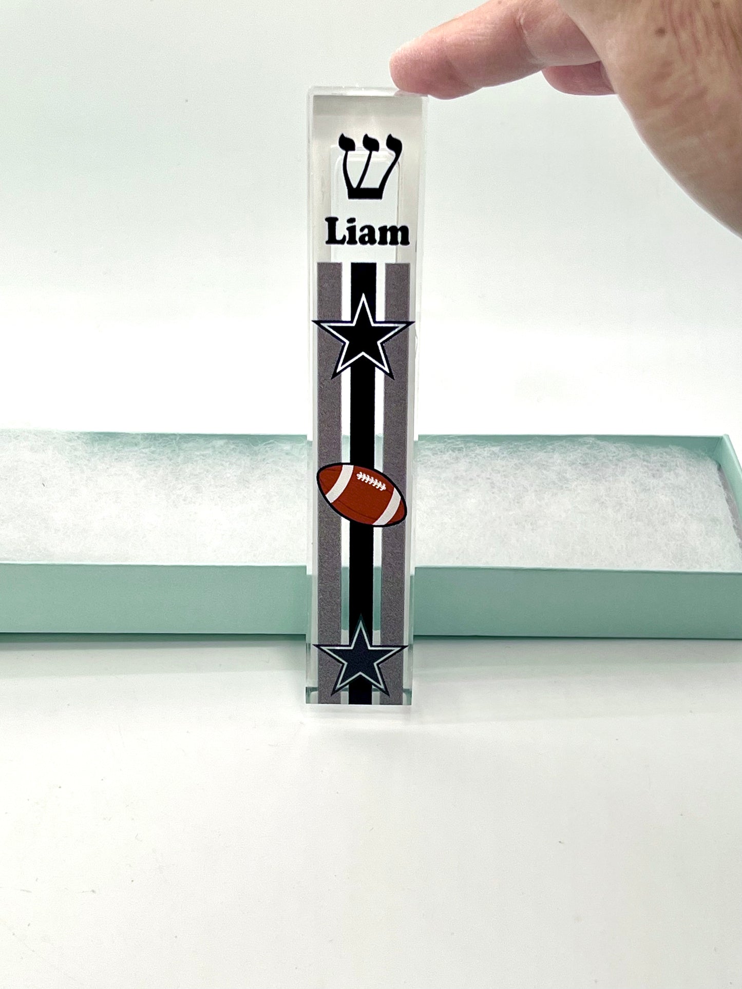 Custom Mezuzah - Create a custom Acrylic Lucite Mezuzah for any room